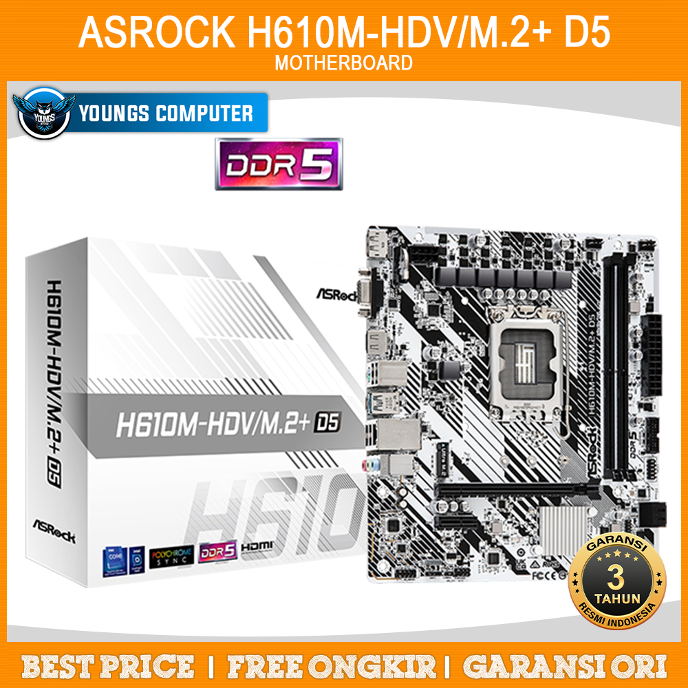 ASROCK H610M-HDV/M.2+ D5
