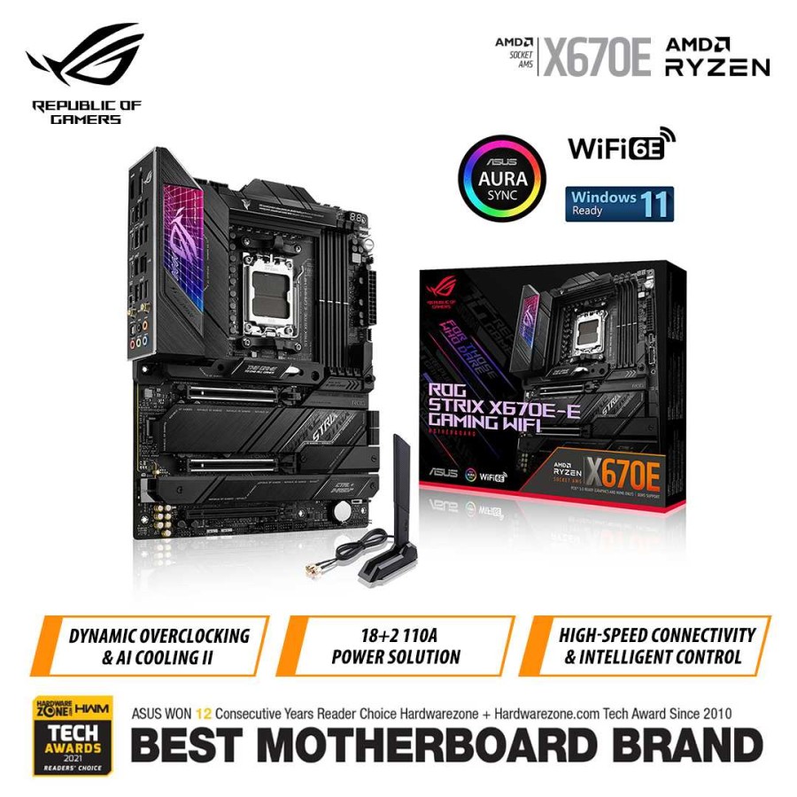 ASUS ROG STRIX X670E-E GAMING WIFI - Gambar 2
