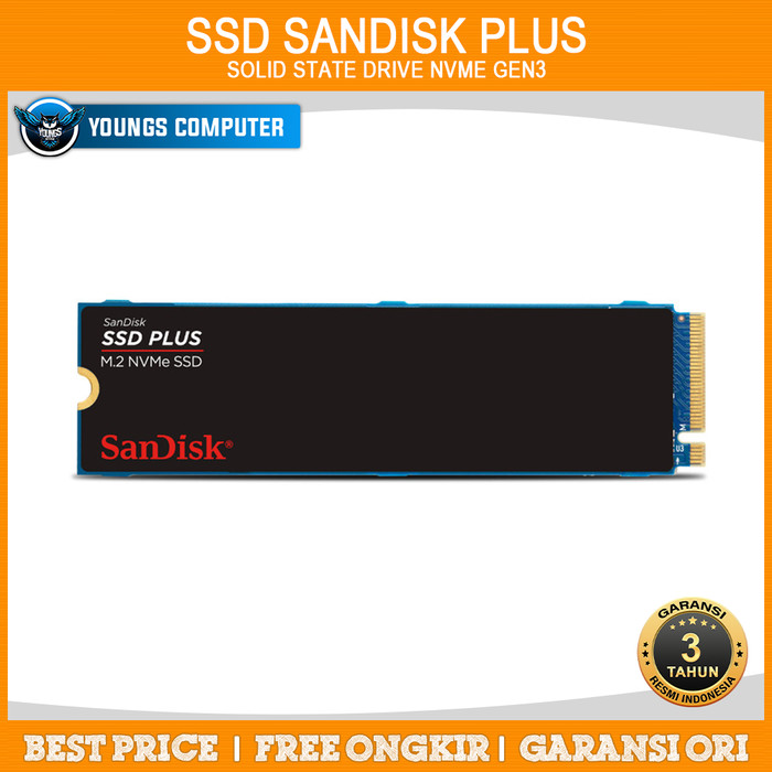 SSD SANDISK PLUS 1TB NVME Gen3 3200Mbps