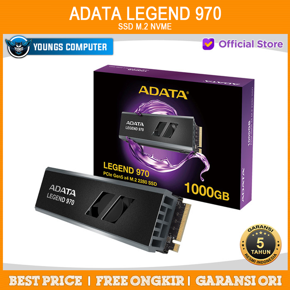 ADATA LEGEND 970 1TB GEN5 NVME 9.500mbps