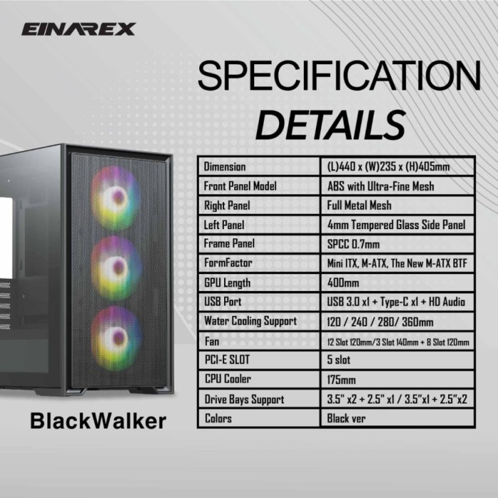 EINAREX BLACK WALKER - Gambar 4