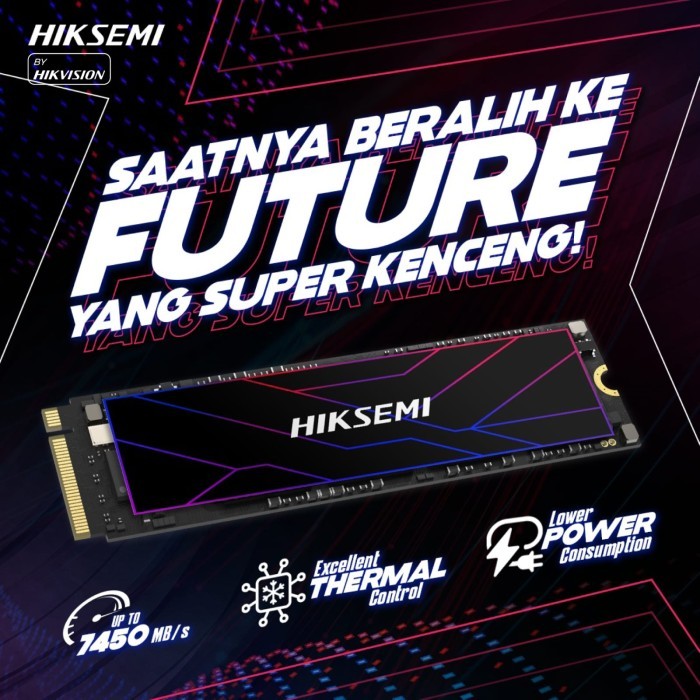 HIKSEMI FUTURE ECO PCIe Gen4x4 NVME 512GB HS-SSD-FUTURE Eco 512G - Gambar 2