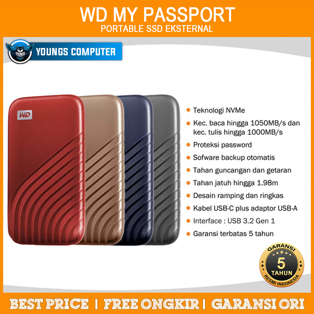 WD MY PASSPORT SSD 2TB